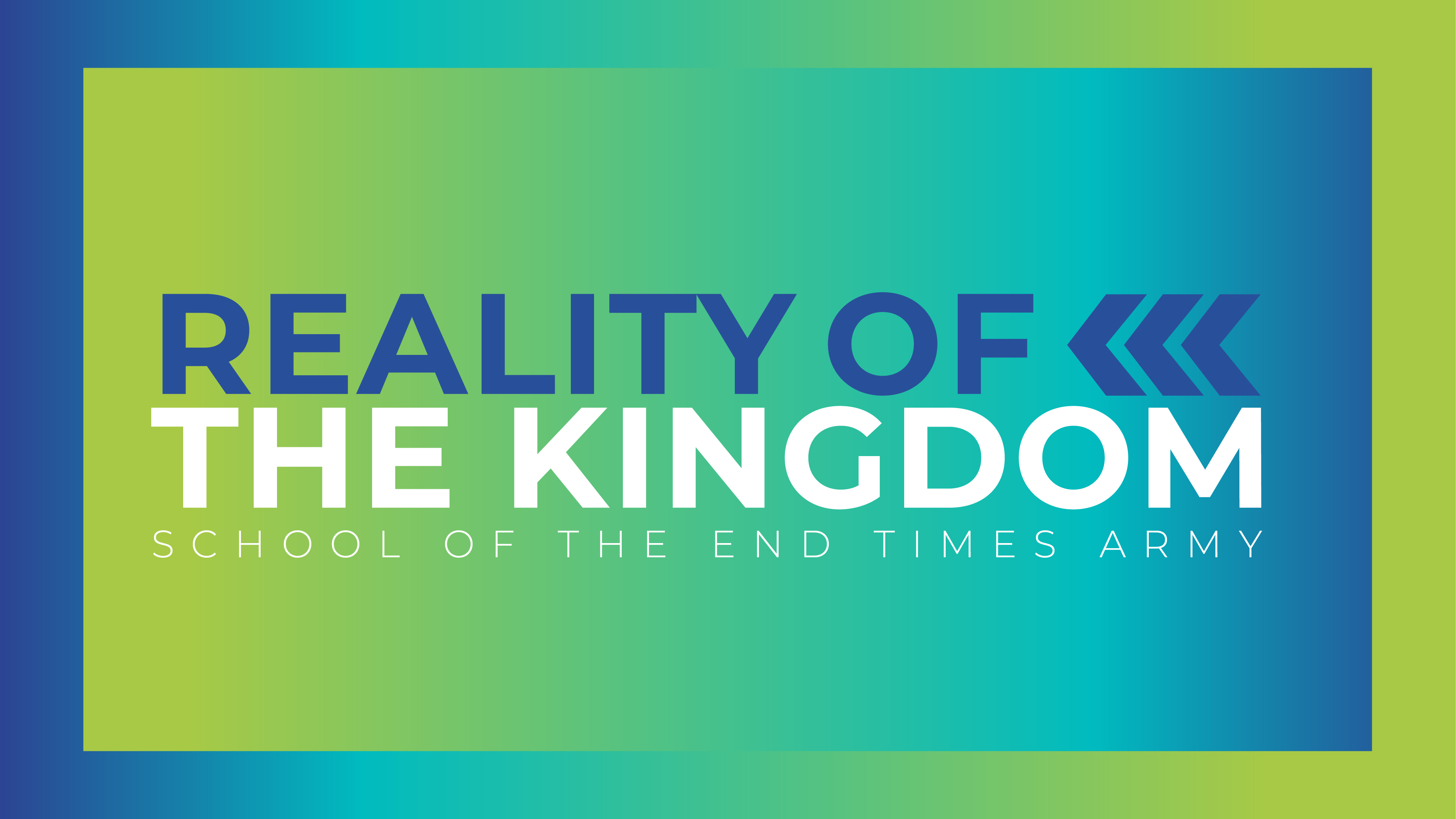 Reality of the Kingdom