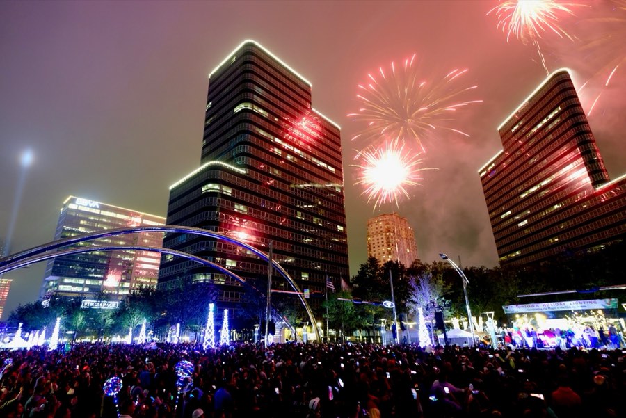Post Oak Boulevard lights